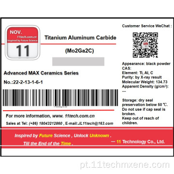 Materiais inovadores Mo2Ga2C Black Powder